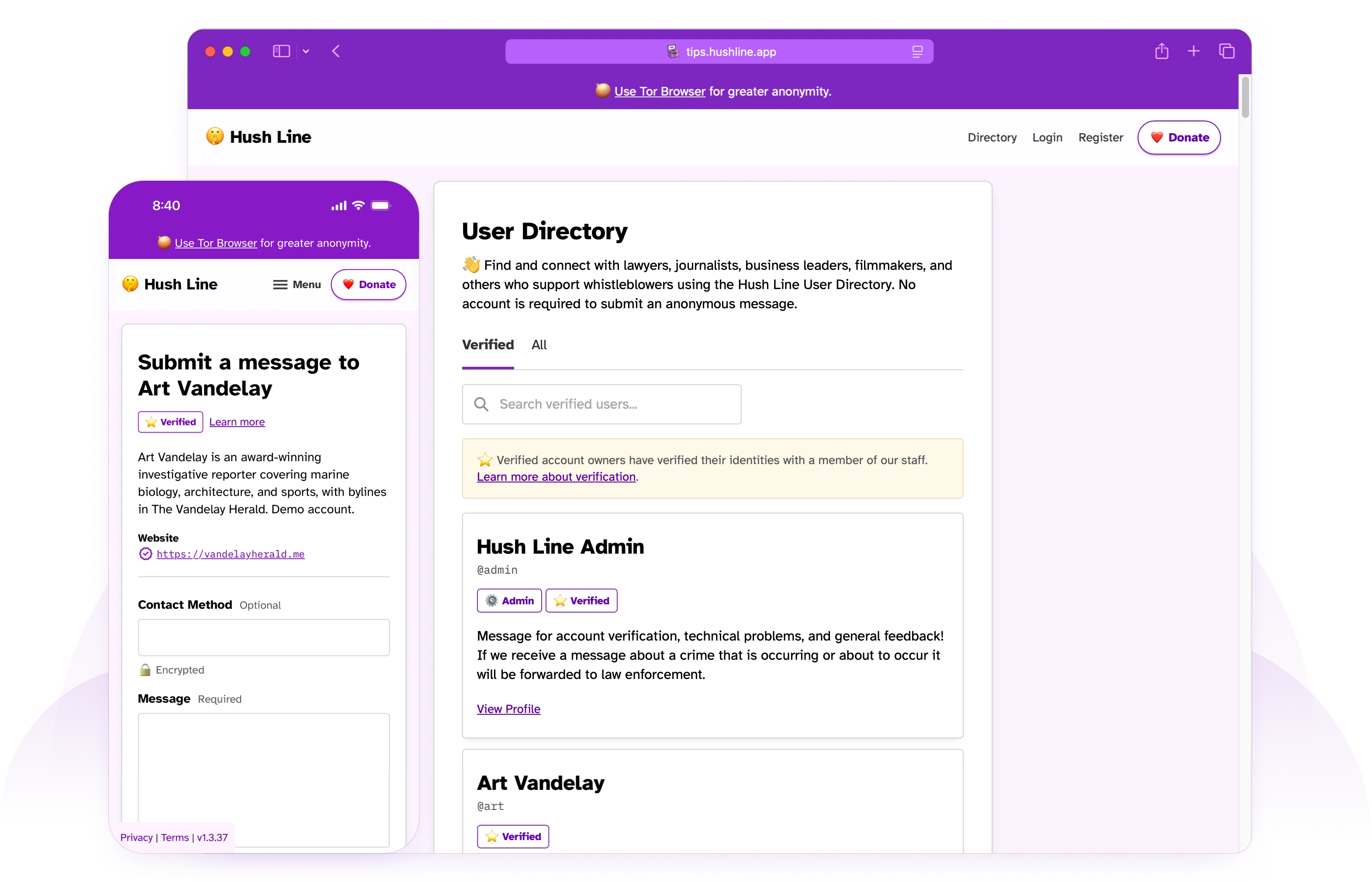 Hush Line Product Suite