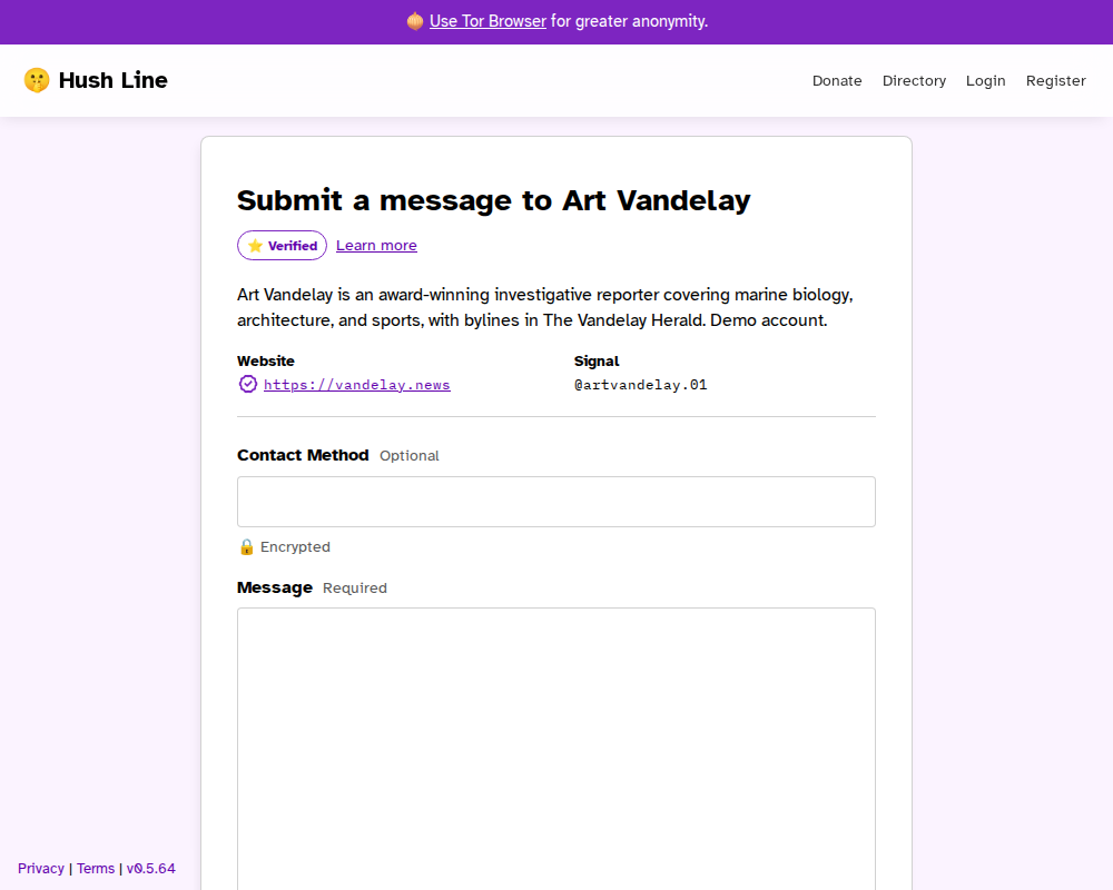 Hush Line Product Suite