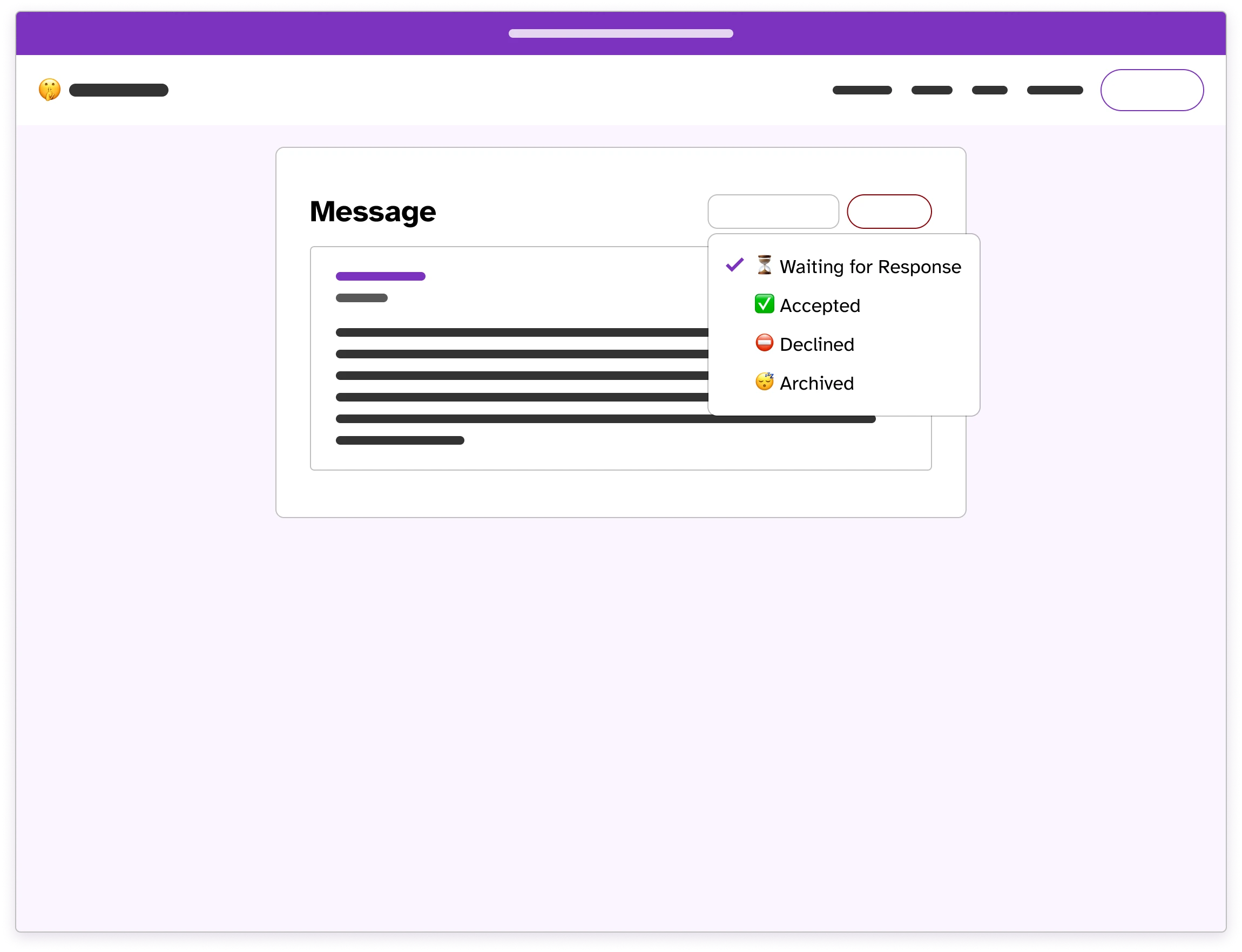 Triage Messages