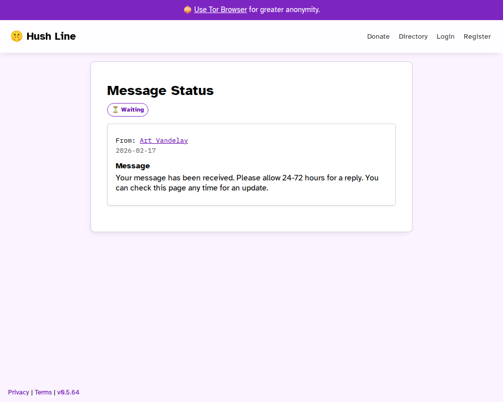 Status dropdown options