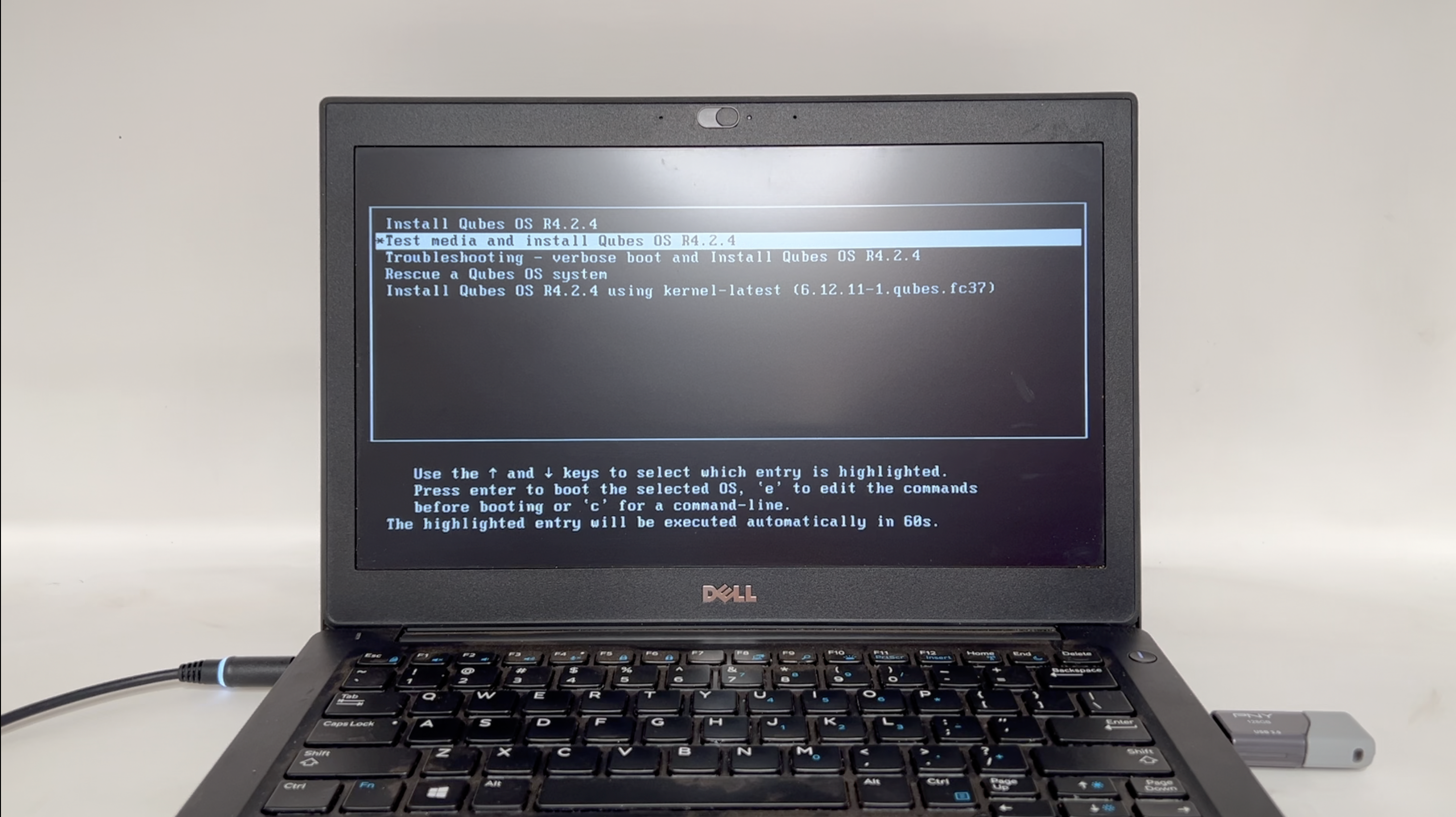 Initial Qubes installer